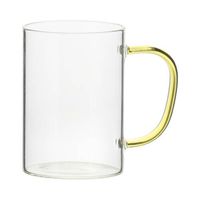 Szklanka 360 ml z żółtym uszkiem do sublimacji