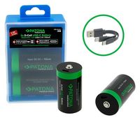 PATONA Premium 2x Baterie LR20 1,5V z USB-C