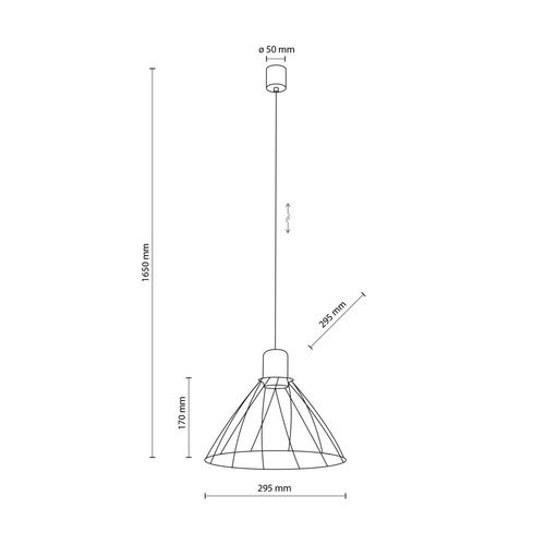 lampa wisząca modesto black 10160 tk lighting na Arena.pl