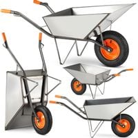 Taczka ogrodowa budowlana spawana stalowa HIGHER 120L 210kg