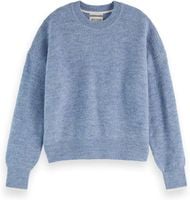 Scotch & Soda Sweter Kobiety Fuzzy Crew Neck Pullover L