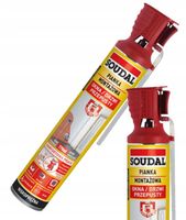 PIANA PIANKA MONTAŻOWA Z APLIKATOREM USZCZELNIAJĄCA DRZWI OKNA 750ml SOUDAL