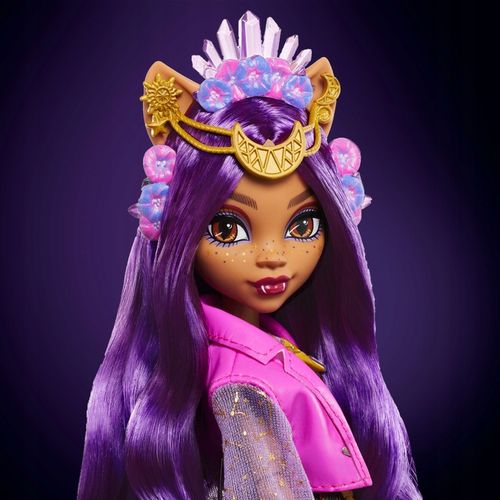 LALKA MONSTER HIGH CLAWDEEN WOLF POTWÓR MODOWA AKCESORIA FESTIWALOWE FEST na Arena.pl