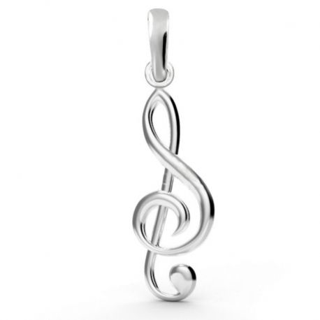 SREBRNY KOMPLET KLUCZ WIOLINOWY PRÓBA SREBRA 925 NUTY na Arena.pl