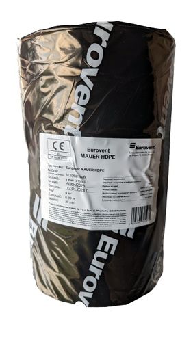 FOLIA FUNDAMENTOWA 1mm IZOLACJA POZIOMA FUNDAMENTÓW MURU EUROVENT 30cm 30m na Arena.pl