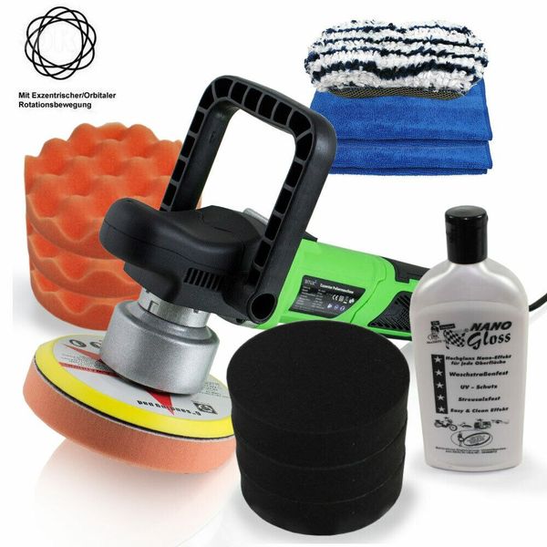 Profesjonalna polerka z akcesoriami i gąbkami (zestaw) zdjęcie 1