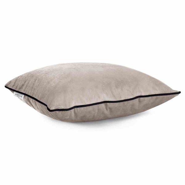 CUS/AH/VELVET/BEIGE/PIPING/45X45*2 zdjęcie 2