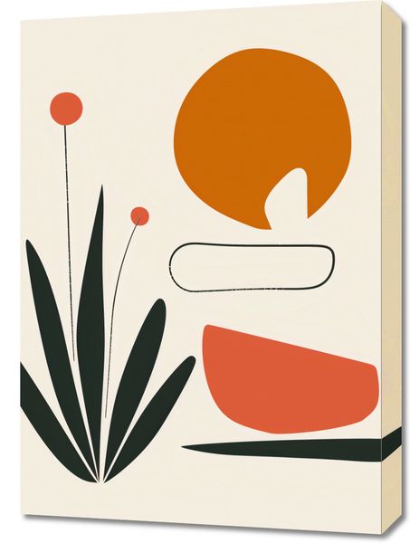 Obraz 50x70cm Abstrakcyjny Zen zdjęcie 1