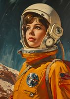 Plakat 67,5x95cm Pionierka Kosmosu