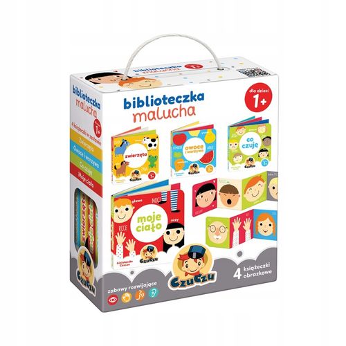 CzuCzu BIBLIOTECZKA malucha zestaw 4 książeczki 1+ na Arena.pl