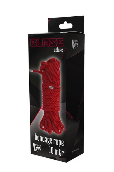 Blaze Deluxe Bondage Rope 10M Red zdjęcie 1