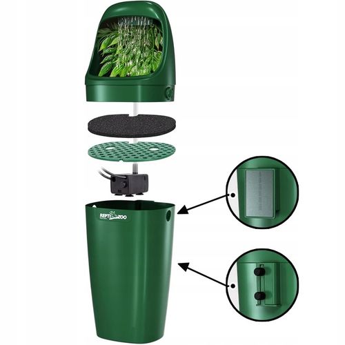 POIDŁO DLA KAMELEONÓW WODOSPAD DO TERRARIUM DLA GADÓW GEKONÓW na Arena.pl