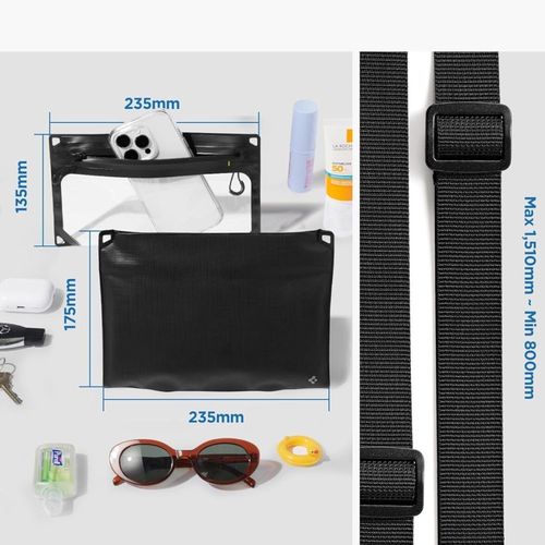 spigen a640 universal waterproof case crossbag black na Arena.pl