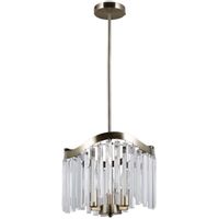 LAMPA wisząca SABRIGA PND-44544-3 Italux glamour OPRAWA metalowy ZWIS kryształki brąz przezroczyste