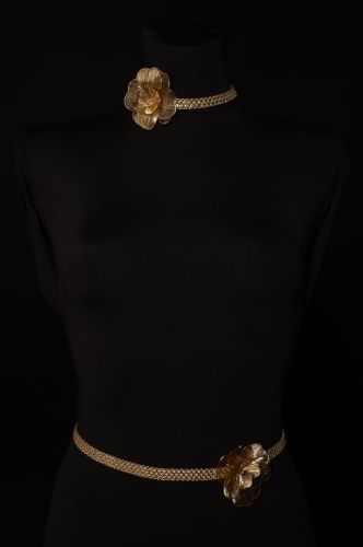 pasek bismark z kwiatem (lv23/fsh/08au) na Arena.pl