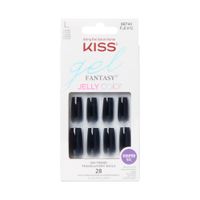KISS Sztuczne Paznokcie Gel Fantasy - Jelly Color (rozmiar L) 1op.(28szt)