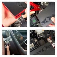 MOCNY JUMP STARTER ROZRUCH BOOSTER POWERBANK 12V LATARKA ZESTAW 20000mAh