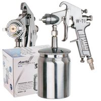 pistolet lakierniczy auarita do malowania dysza 1,8mm dolny zbiornik 600ml
