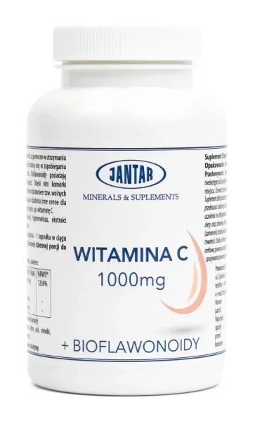 Witamina C (1000 mg) 90 KapsuŁek - Jantar zdjęcie 1