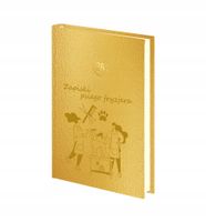 PLANER groomera tyg. ksiażkowy kalendarz A5 złoty srebrny 2026 grawer