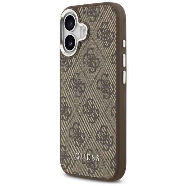 Etui Guess 4G Classic Logo MagSafe do iPhone 17 brązowy zdjęcie 2
