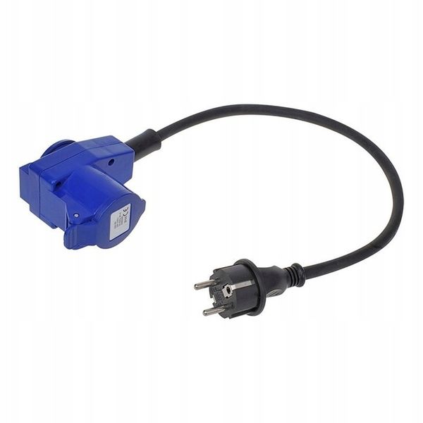 ADAPTER PRZEJŚCIÓWKA CAMPING REDUKCJA CEE NA WTYK zdjęcie 1