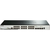 d-link 28-port gigabit stackable smart managed switch including 4 10g