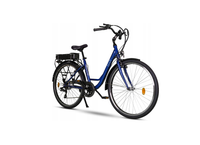 Rower elektryczny damski Elle City Lady 36V 250W koła 28" kolor niebieski