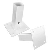 Stopa podstawa do masztu biała