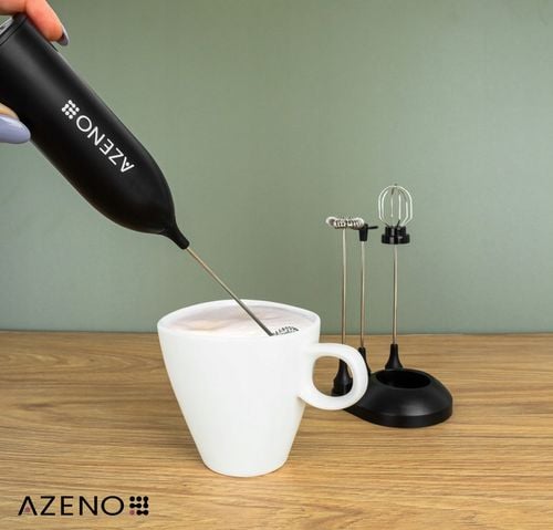 ELEKTRYCZNY SPIENIACZ DO MLEKA RĘCZNY 4W1 MINI UBIJACZKA DO MLEKA KAWY na Arena.pl