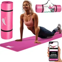 GRUBA MATA DO ĆWICZEŃ JOGI GIMNASTYCZNA FITNESS