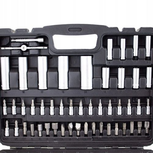 Zestaw Kluczy Nasadowych w Walizce Grzechotka 108 Elementów na Arena.pl