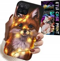 ETUI DO SAMSUNG A12 / M12 - SŁODKI LISEK ZWIERZĘTA LEŚNE CASE +SZKŁO