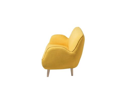 Sofa 2-Osobowa Żółta Kouki na Arena.pl