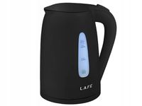 2X Czajnik elektryczny Lafe Essential Black 2200 W 1,7 l czarny