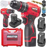 Wiertarko Wkrętarka BEZSZCZOTKOWA UDAROWA Akumulatorowa Majster Pro