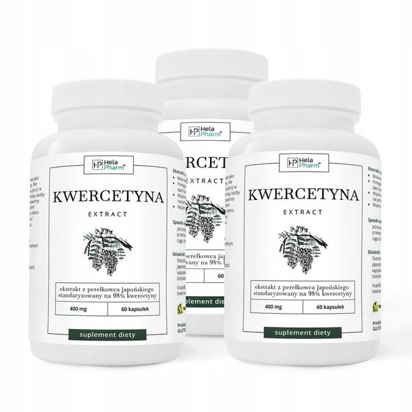 KWERCETYNA 98% PEREŁKOWIEC JAPOŃSKI 60 kapsułki zdjęcie 8