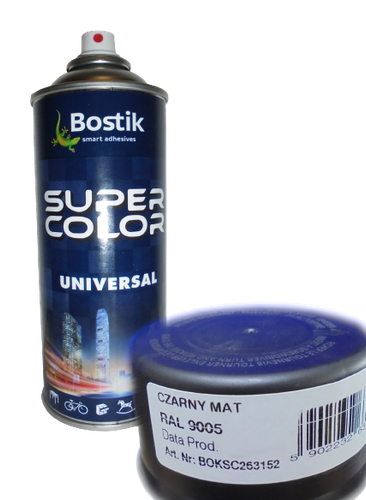 FARBA W SPRAYU LAKIER UNIWERSALNY RAL 9005 CZARNY MAT 400ML na Arena.pl