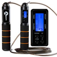 MOCNA SKAKANKA BOKSERSKA Z ŁOŻYSKAMI + LICZNIK LCD REGULOWANA STALOWA 300cm