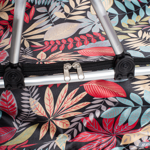 Kosz Termiczny 30L Składany Na Piknik I Zakupy - Wzór Czerwone Liście na Arena.pl