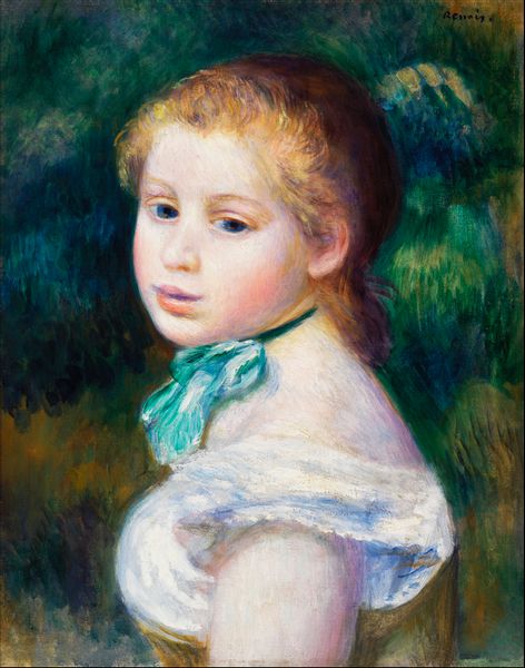 Head of Young Girl , Pierre-Auguste Renoir - plakat 20x30 cm zdjęcie 1