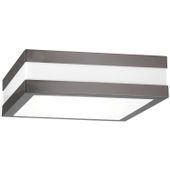 Zewnętrzna LAMPA sufitowa stropowa STUTTGART 8685 Rabalux plafon OPRAWA kwadratowa outdoor IP44 grafitowa