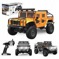 SAMOCHÓD ZDALNIE STEROWANY MONSTER 4x4 METAL AUTO RC DUŻY światła LED MOCNY
