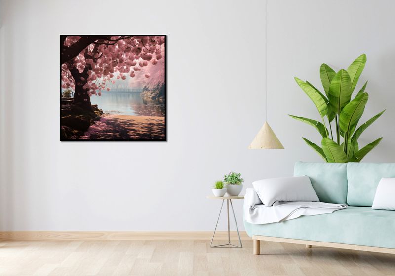 Plakat 90x90cm Spokój Sakury zdjęcie 4
