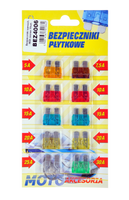 BEZ4006 Bezpieczniki samochodowe MIDI zestaw 10sz