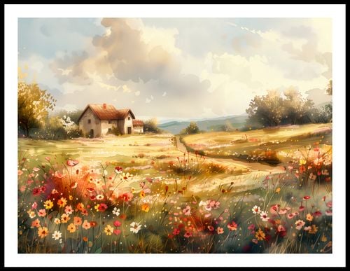 Plakat 80x60cm Sielski Domek na Arena.pl