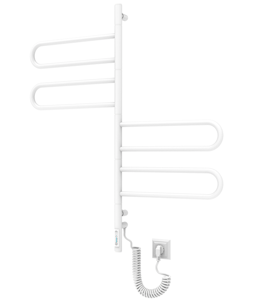 ELNA Grzejnik łazienkowy elektryczny FLUGER 4 WHITE 4 elementy ruchome zdjęcie 5