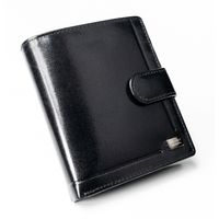 Skórzany duży pojemny męski portfel Rovicky z RFID