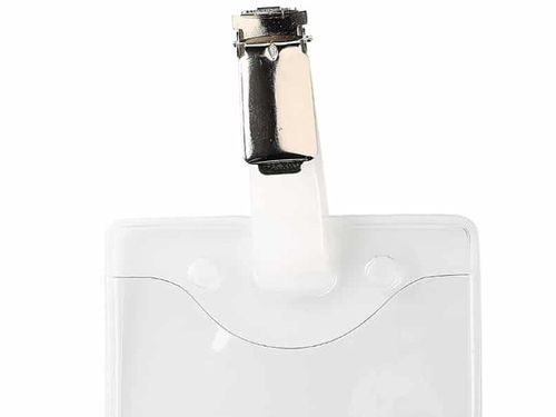 Pionowy identyfikator + klips holder oprawka 7x10 na Arena.pl