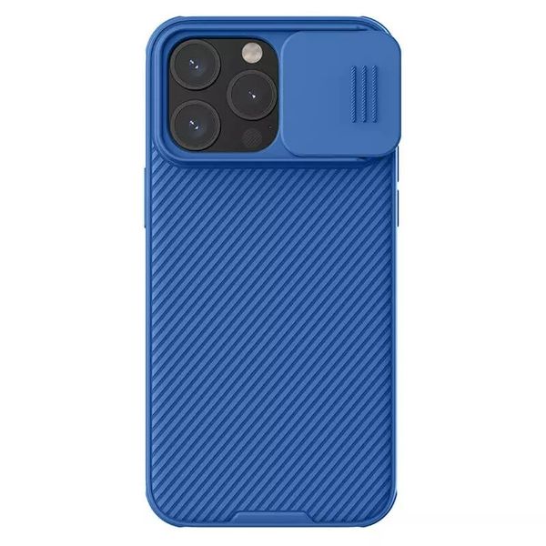 Etui Nillkin CamShield Pro PC+TPU do Iphone 15 Pro niebieski zdjęcie 1